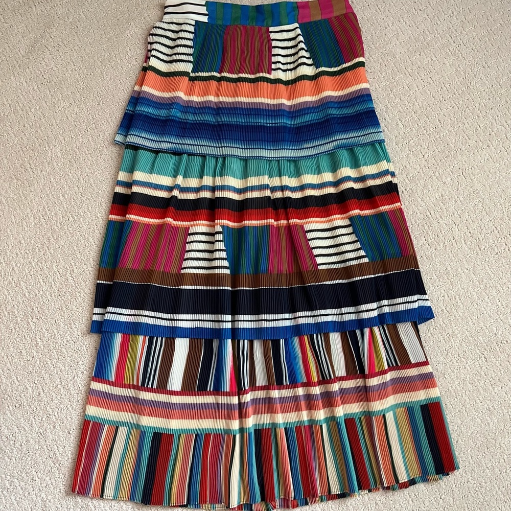 Farm Rio Tiered MIDI Skirt